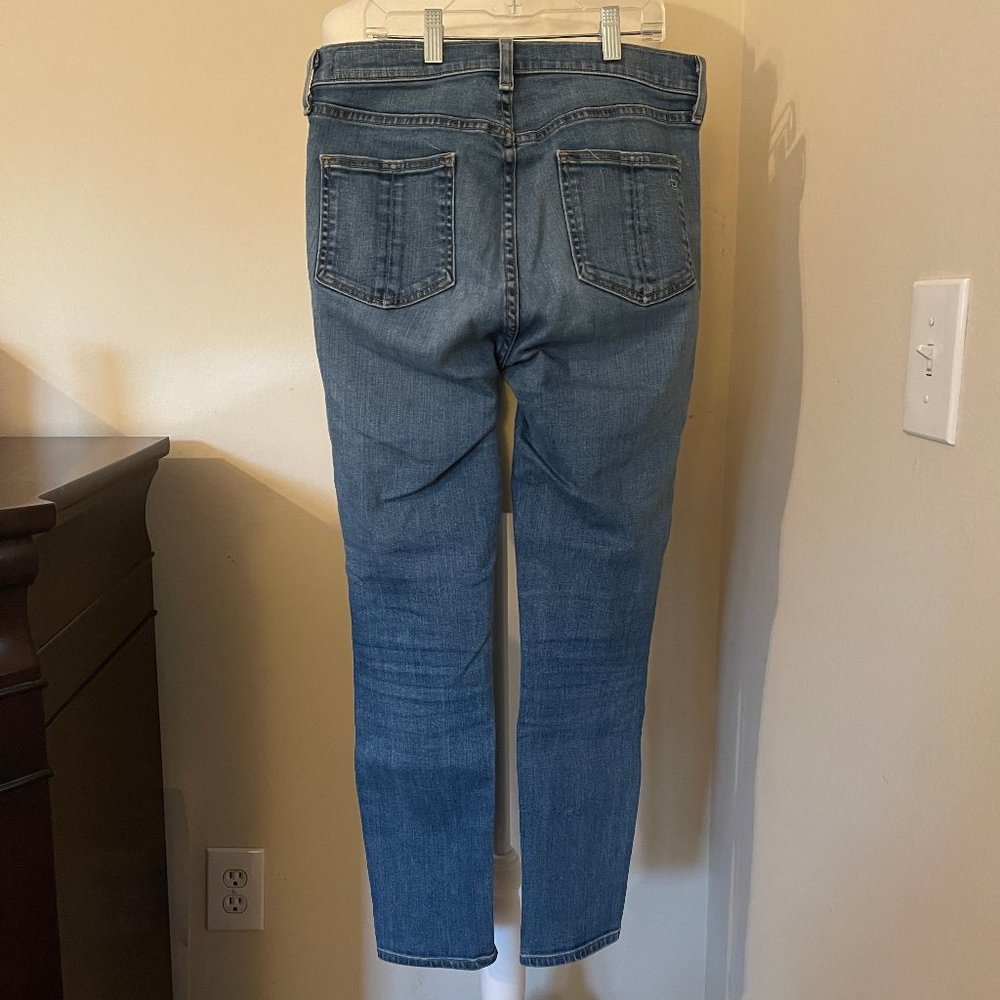 Rag & Bone High Rise Skinny Jeans EL Wash Size 27